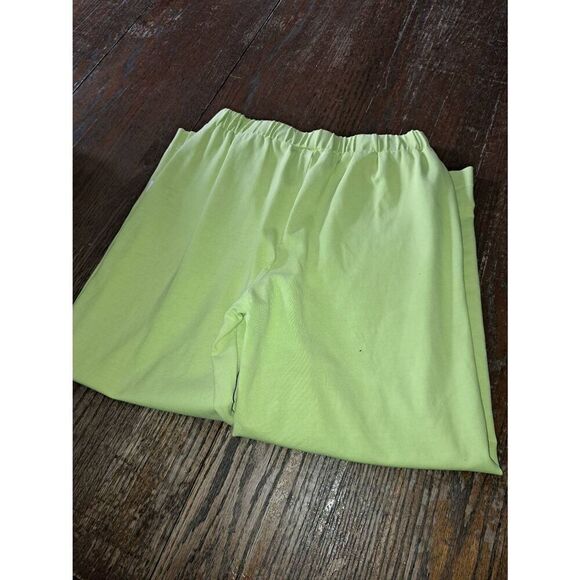 Small 6/8 Weekend by Jess & Jane Elastic Waist Wide Leg  Cropped Pants Capris - Picture 6 of 6